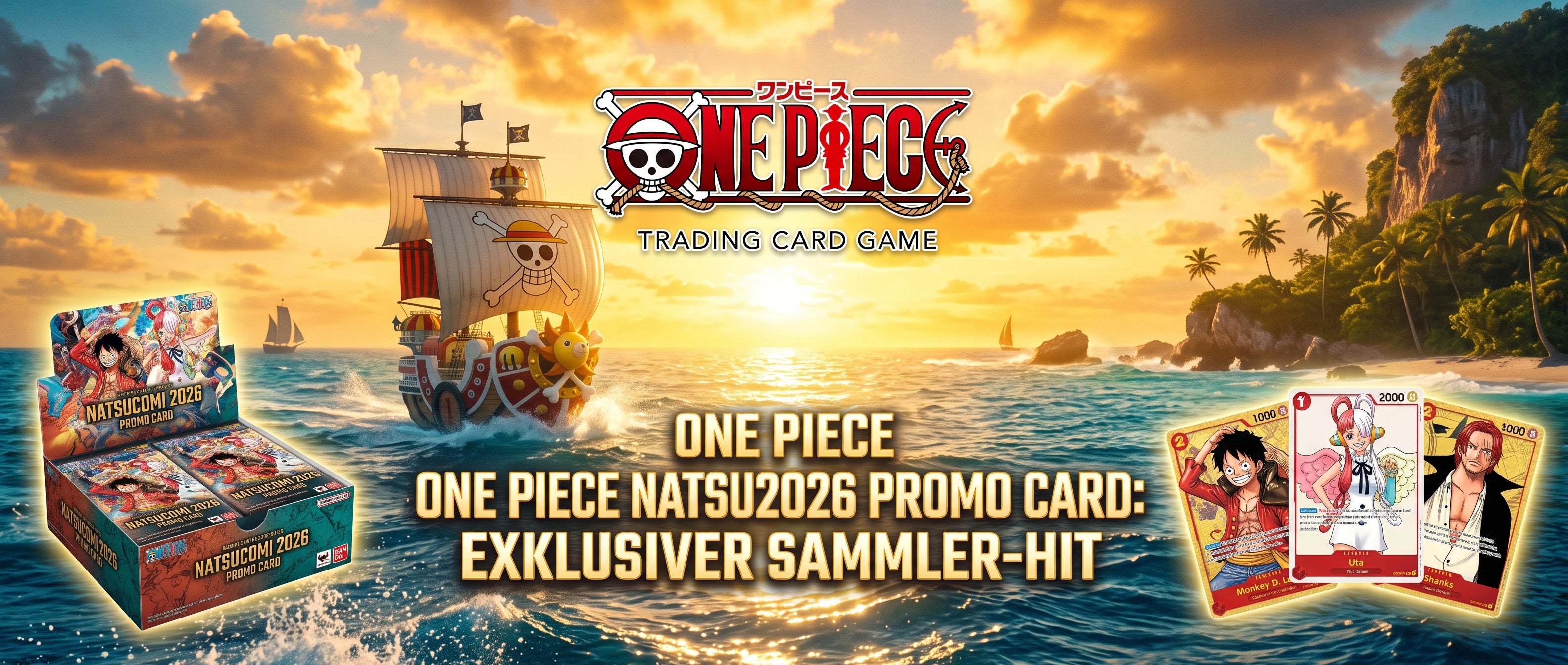One Piece NatsuComi 2026 Promo Card: Exklusiver Sammler-Hit