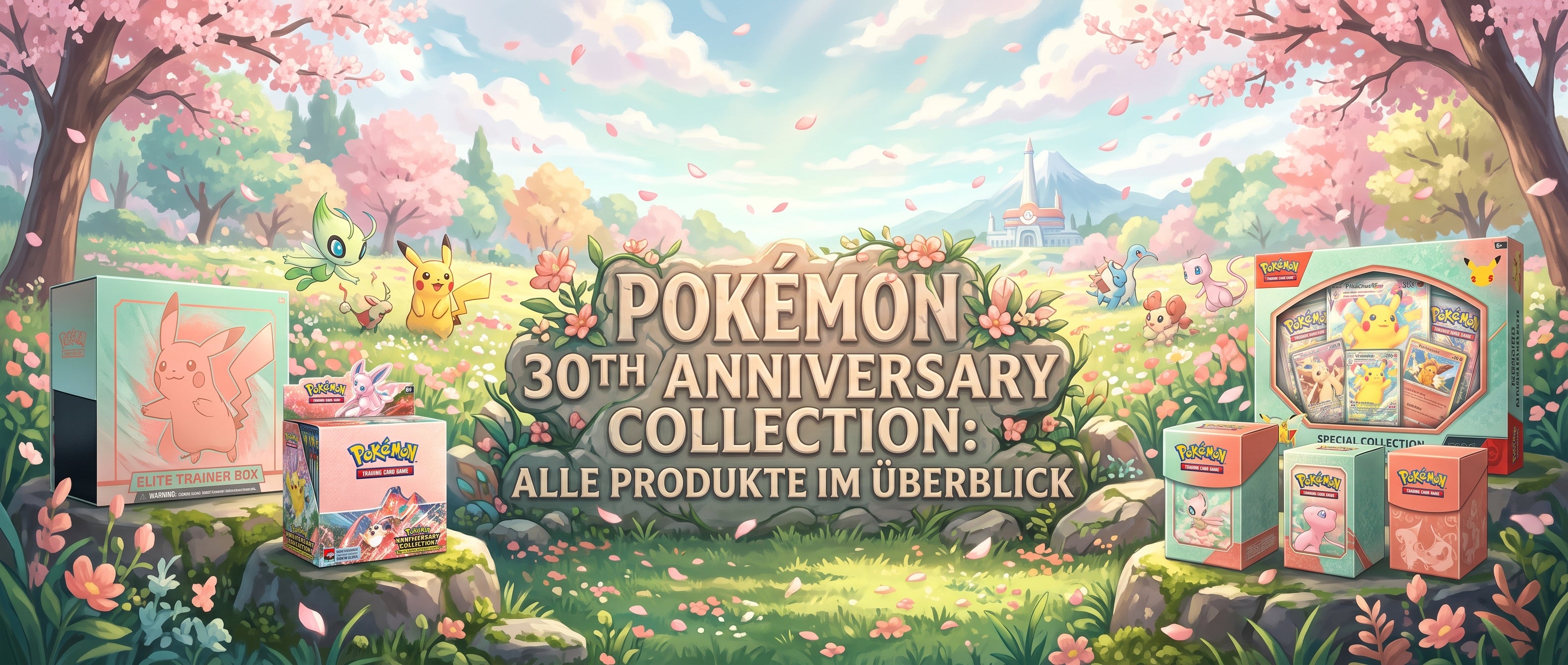 Pokémon 30th Anniversary Collection: Alle Produkte im Überblick