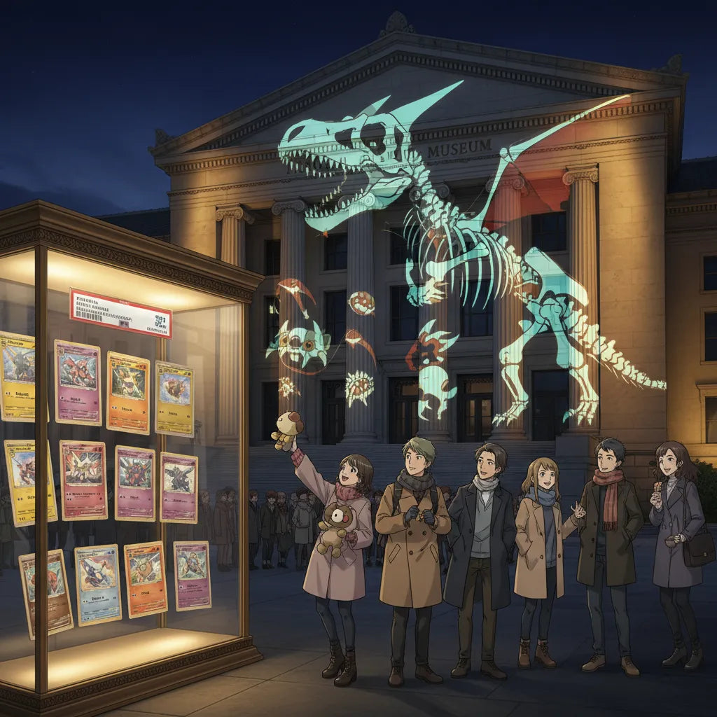 Pokémon Fossil Museum: Exklusive Merchandise-Artikel in Chicago
