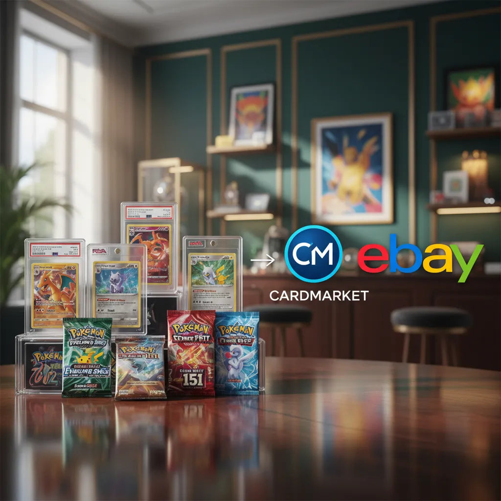 Pokémon Karten verkaufen: Cardmarket vs. eBay Gebühren im Vergleich