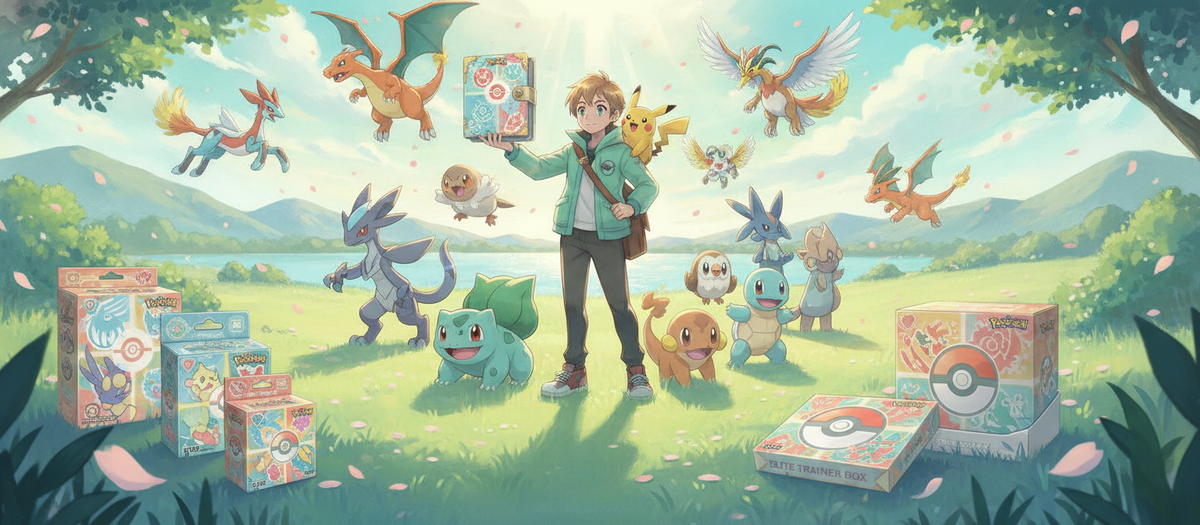 Pokémon Sammelmappe: Alle Regionen von Kanto bis Paldea