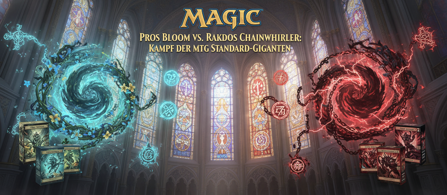 Pros Bloom vs. Rakdos Chainwhirler: Kampf der MTG Standard-Giganten