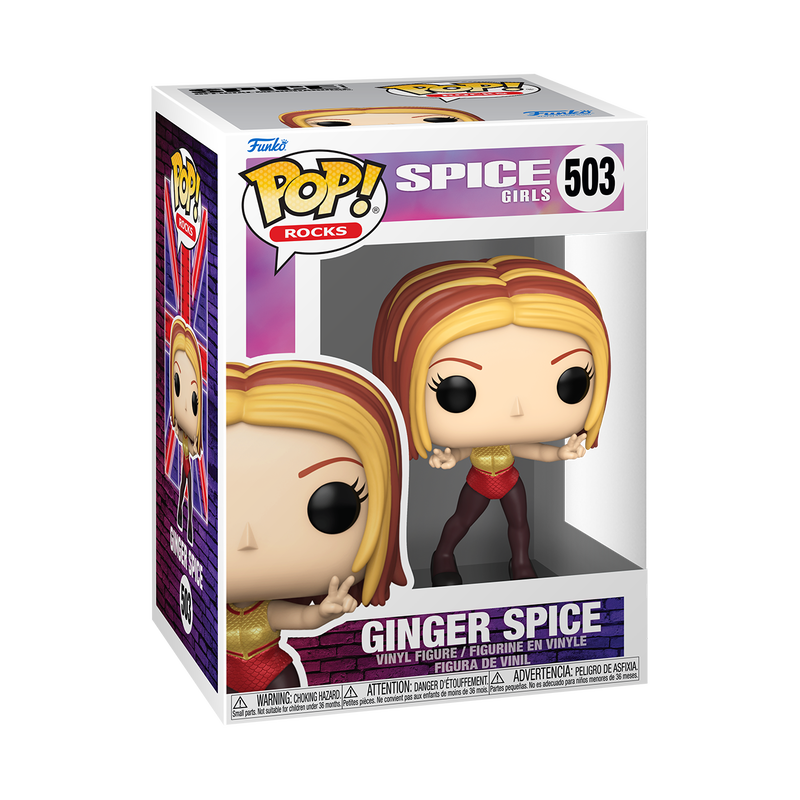 SPICE GIRLS S1 - POP FUNKO VINYL FIGURE 503 GINGER SPICE 9CM
