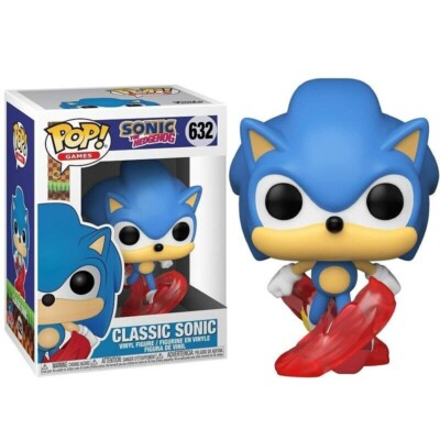 SONIC: 30TH ANNIVERSARY - POP FUNKO VINYL FIGURE 632 RUNNING SONIC 9CM