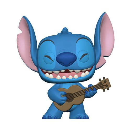 DISNEY: LILO & STITCH - POP FUNKO VINYL FIGURE 1044 STITCH W/UKULELE 9CM