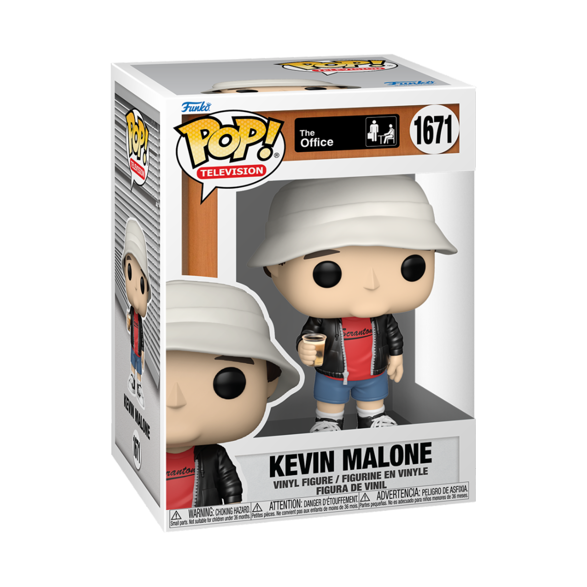 THE OFFICE - POP FUNKO VINYL FIGURE 1671 KEVIN MALONE 9CM