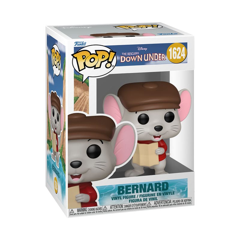 THE RESCUERS DOWN UNDER - POP FUNKO VINYL FIGURE 1624 BERNARD 9CM