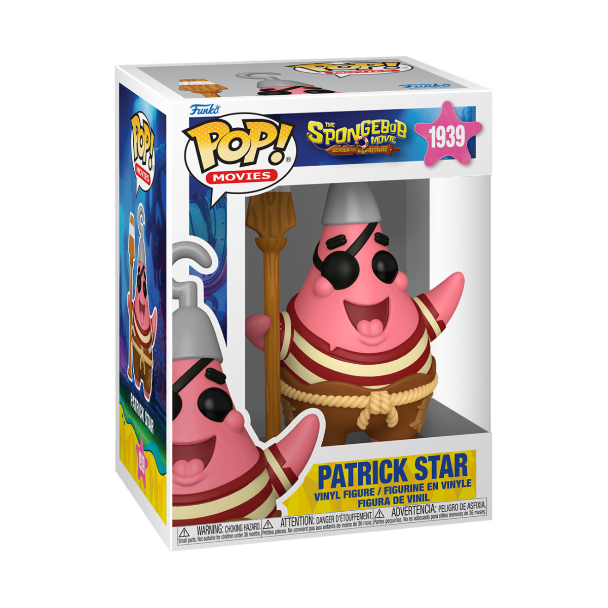 SPONGEBOB - POP FUNKO VINYL FIGURE 1939 PARTIK STAR 9CM