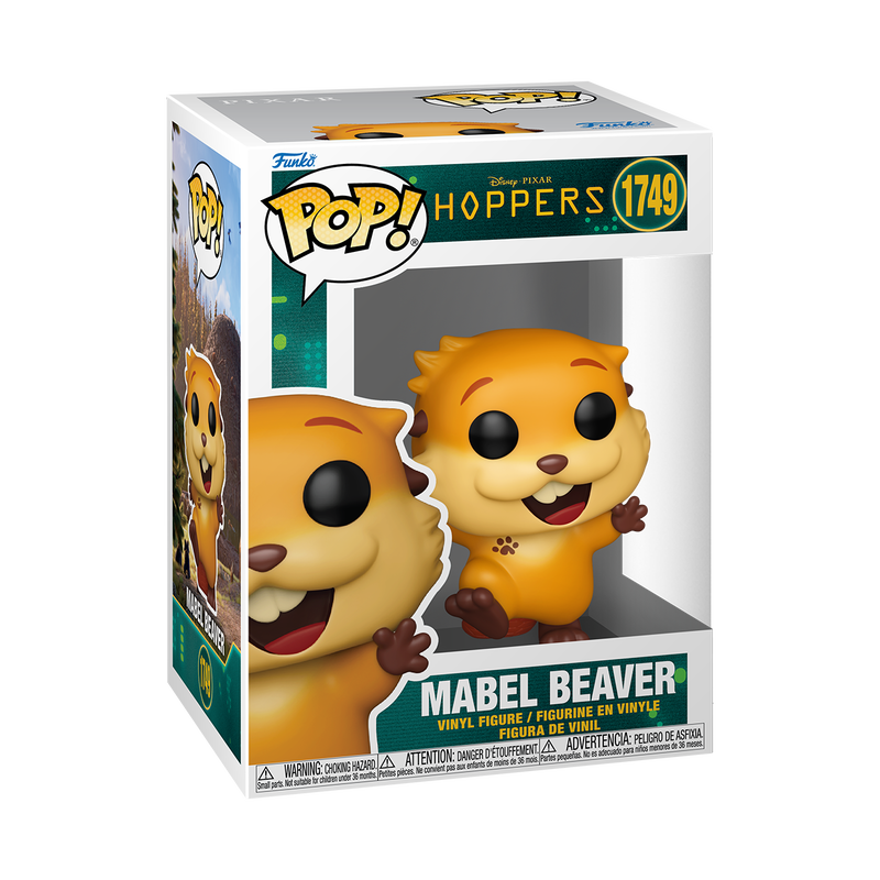 DISNEY: PIXAR HOPPERS - POP FUNKO VINYL FIGURE 1749 MABLE BEAVER REGULAR 9CM