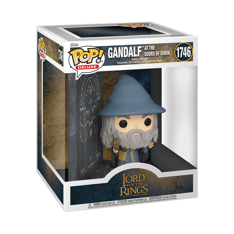 THE LORD OF THE RINGS - POP FUNKO DELUXE VINYL FIGURE 1746 GANDALF AT THE DOORS OF DURIN