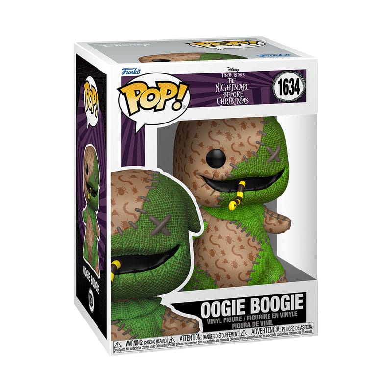 NIGHTMARE BEFORE CHRISTMAS - POP FUNKO VINYL FIGURE 1634 OOGIE BOOGIE (PATCHWORK) 9CM