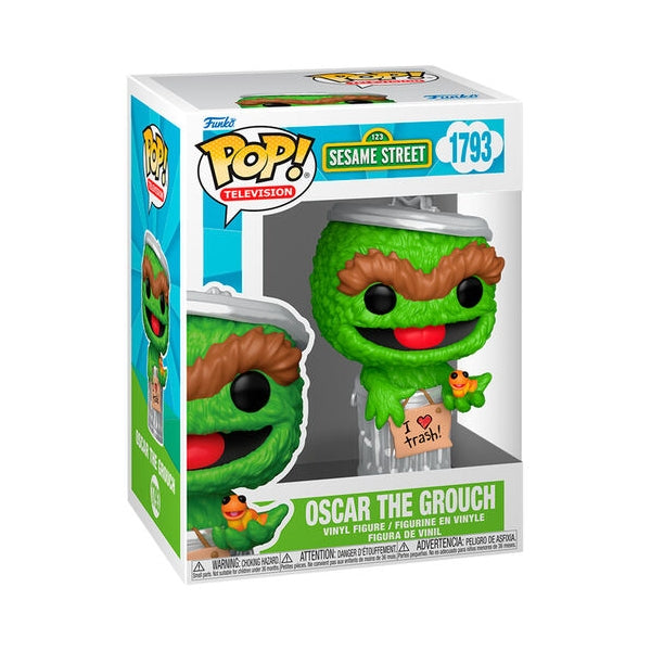 SESAME STREET - POP FUNKO VINYL FIGURE 1793 OSCAR THE GROUCH 9CM