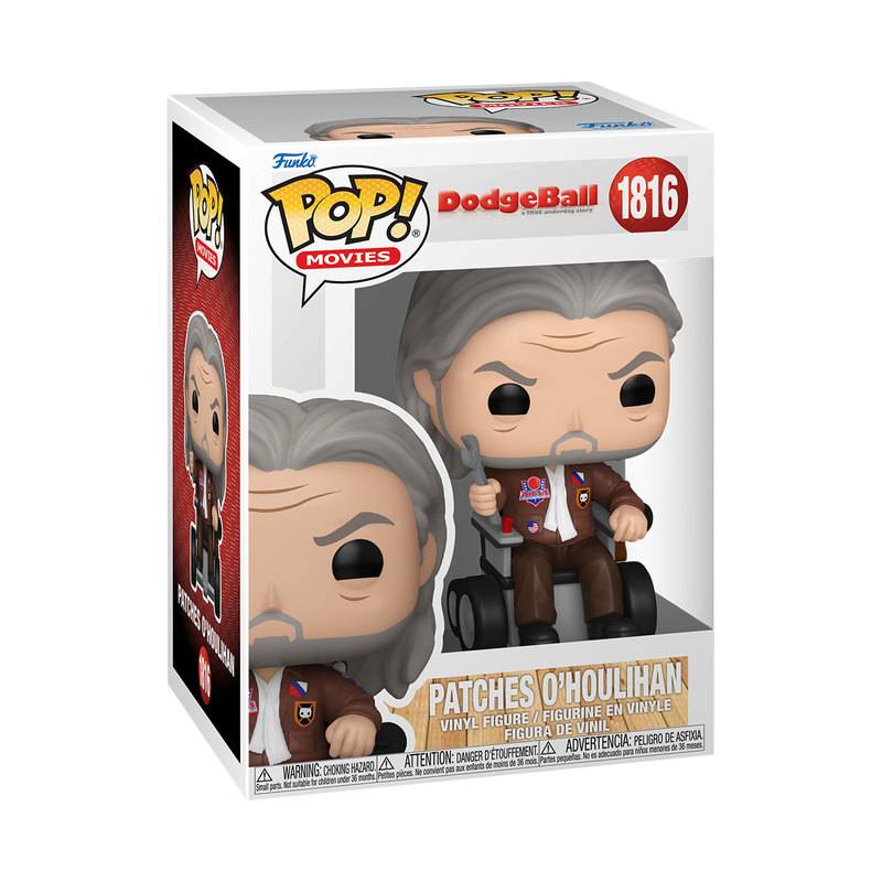 DODGEBALL - POP FUNKO VINYL FIGURE 1816 PATCHES O’HOULIHAN 9CM