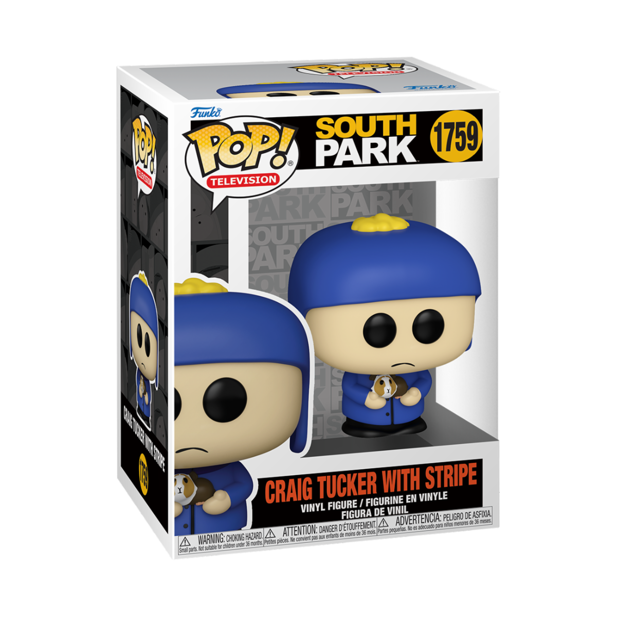SOUTH PARK - POP FUNKO VINYL FIGURE 1759 CRAIG TUCKER WITH STRIPE 9CM