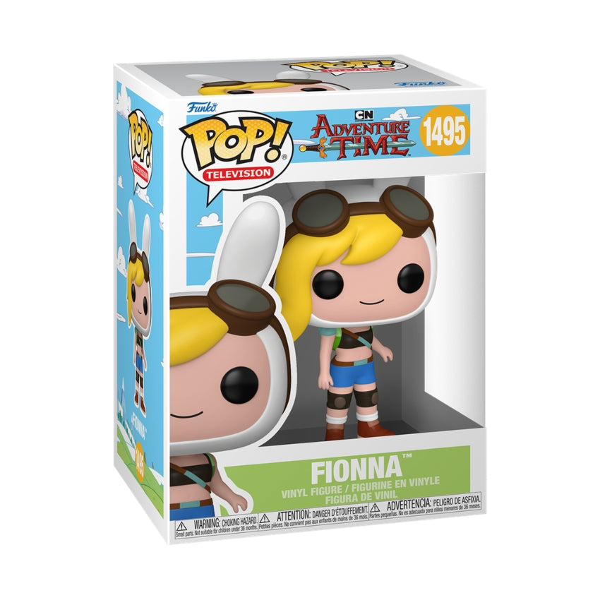 ADVENTURE TIME: FIONNA AND CAKE - POP FUNKO VINYL FIGURE 1495 FIONNA 9CM