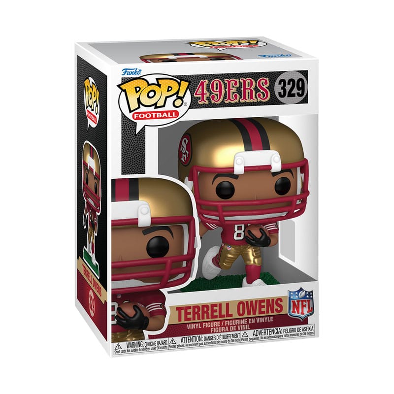 NFL - POP FUNKO VINYL FIGURE 329 TERRELL OWENS (49ERS) 9CM