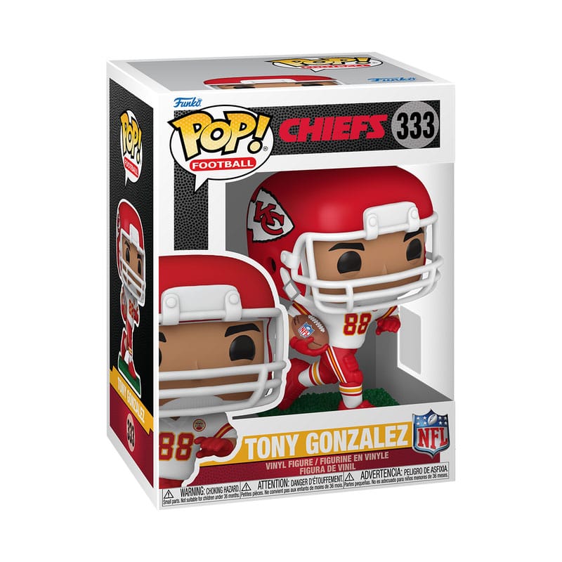 NFL - POP FUNKO VINYL FIGURE 333 TONY GONZALEZ (CHIEFS) 9CM