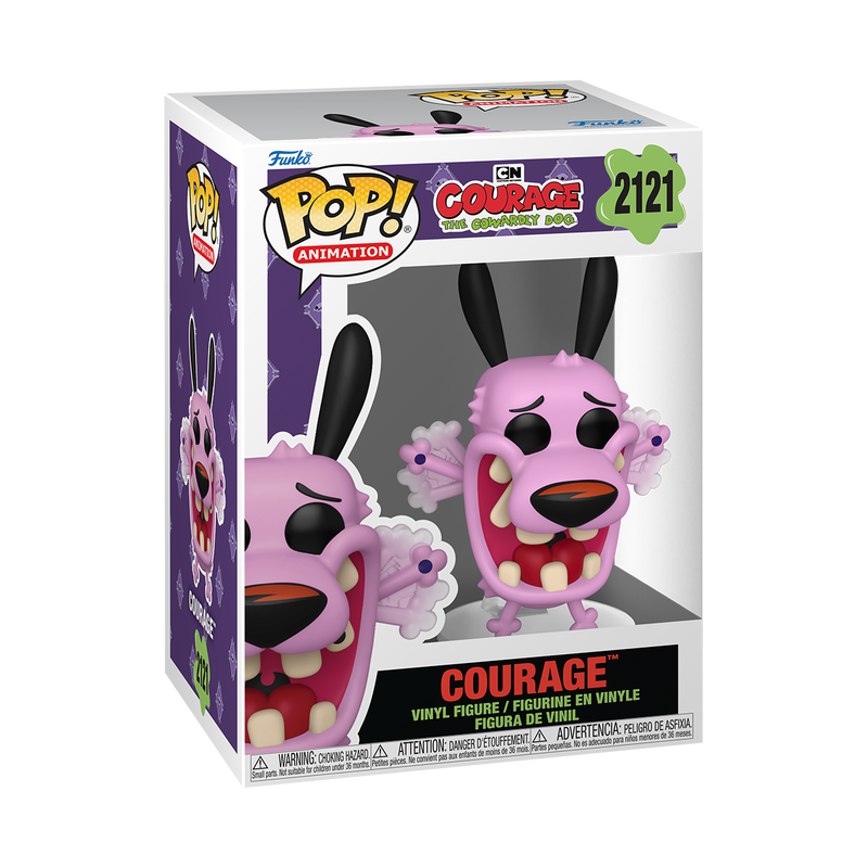 COURAGE THE COWARDLY DOG - POP FUNKO VINYL FIGURE 2121 COURAGE 9CM