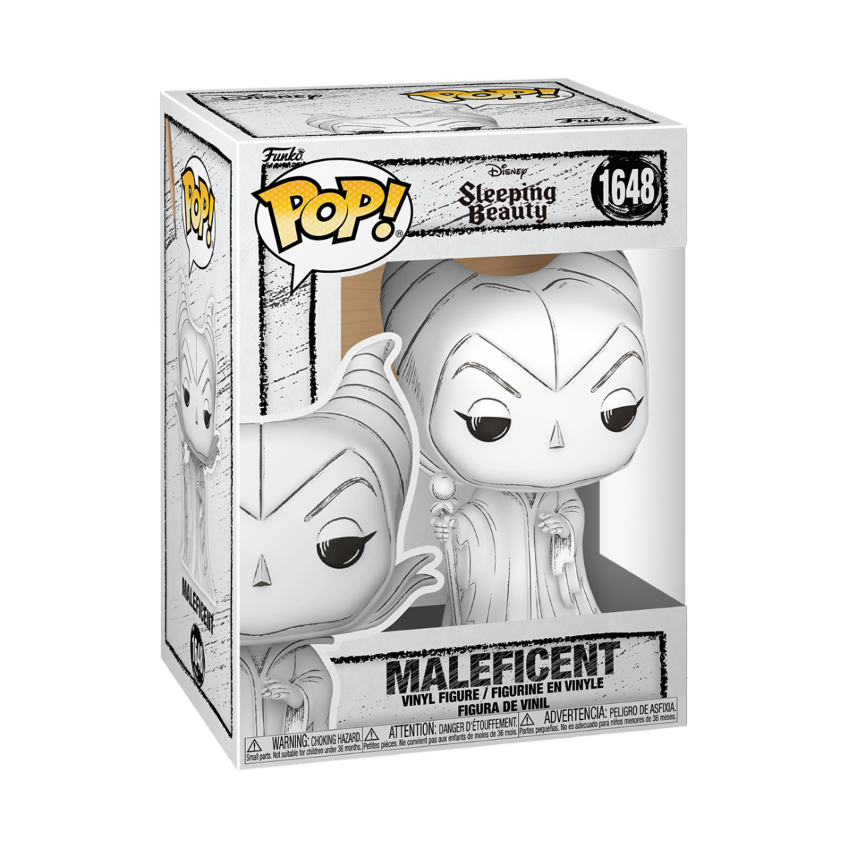 DISNEY - POP FUNKO VINYL FIGURE 1648 MALEFICENT (SKETCHED) 9CM