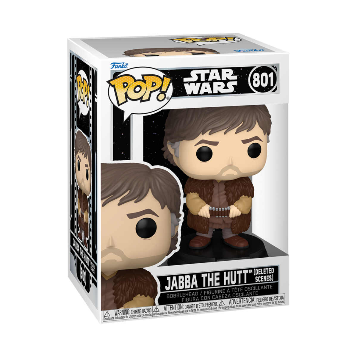 STAR WARS: DELETED SCENES - POP FUNKO VINYL FIGURE 801 JABBA THE HUTT (DELETED SCENES) 9CM