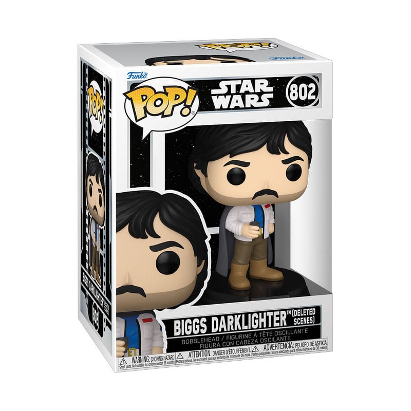 STAR WARS: DELETED SCENES - POP FUNKO VINYL FIGURE 802 BIGGS DARKLIGHTER (DELETED SCENES) 9CM