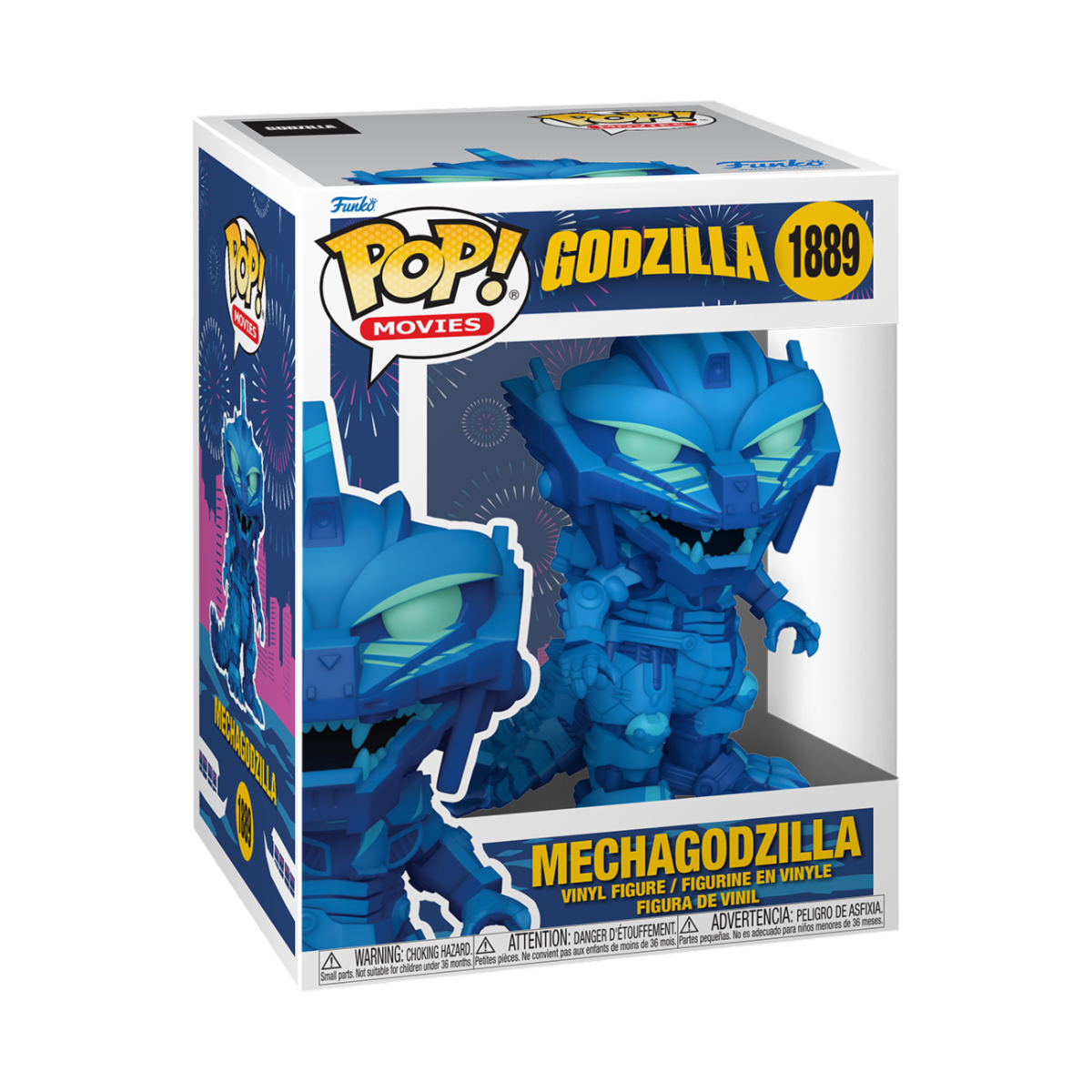 GODZILLA ART - POP FUNKO VINYL FIGURE 1889 MECHAGODZILLA (RETRO FUTURISM) 9CM