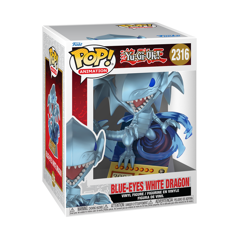 YU-GI-OH! S8 - POP FUNKO PREMIUM VINYL FIGURE 2316 BLUE-EYES WHITE DRAGON 9CM