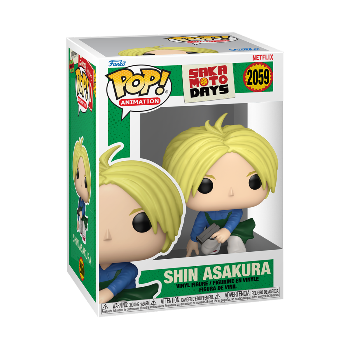 SAKAMOTO DAYS - POP FUNKO VINYL FIGURE 2059 SHIN ASAKURA 9CM