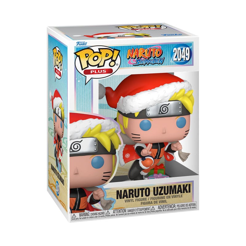 NARUTO SHIPPUDEN - POP FUNKO VINYL FIGURE 2049 NARUTO UZUMAKI (HOLIDAY) 9CM
