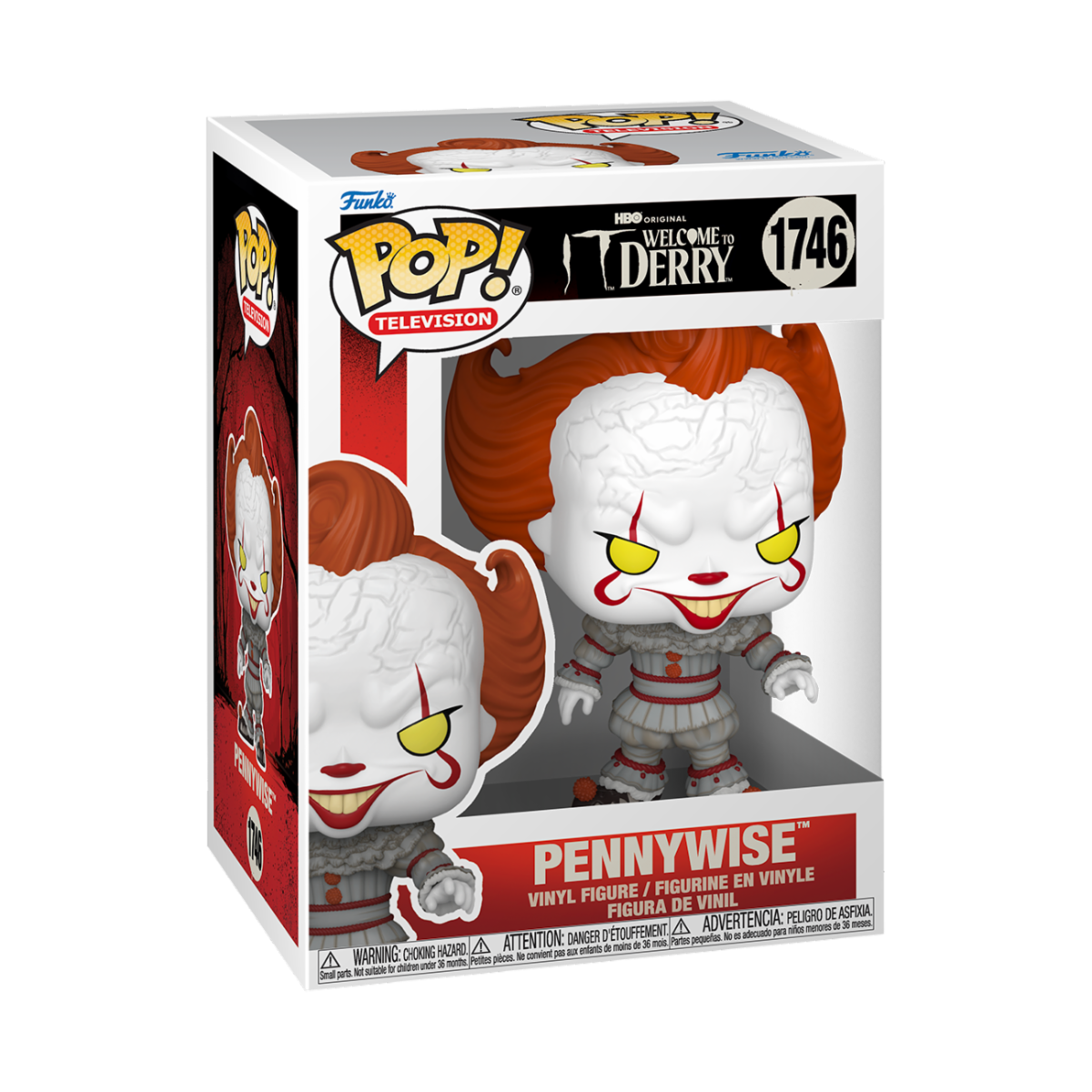 IT: WELCOME TO DERRY - POP FUNKO VINYL FIGURE 1746 PENNYWISE 9CM