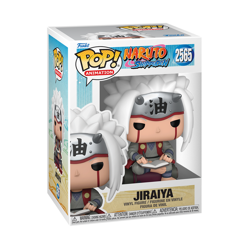 NARUTO SHIPPUDEN - POP FUNKO VINYL FIGURE 2565 JIRAIYA READING BOOK (READERS) 9CM