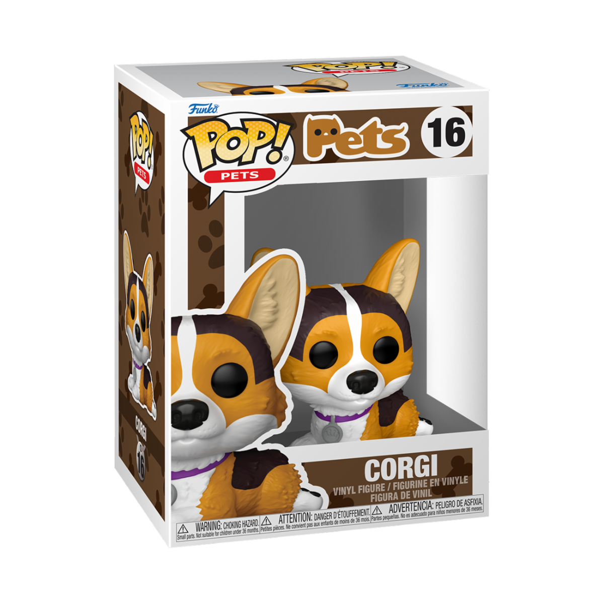 PETS S3 - POP FUNKO VINYL FIGURE 16 CORGI 9CM