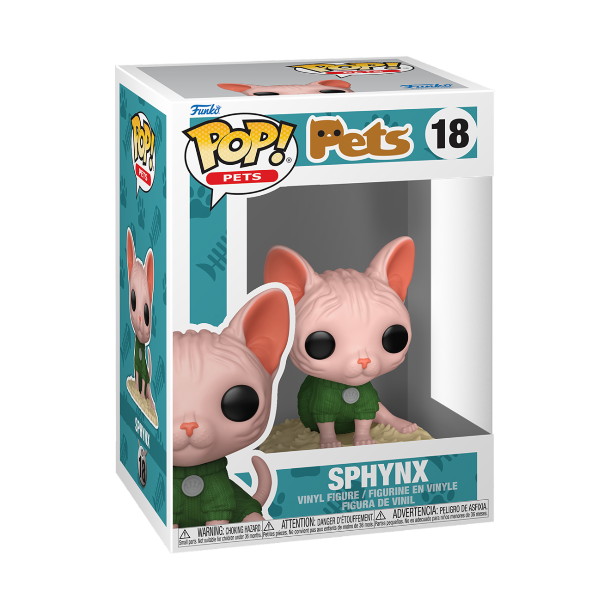 PETS S3 - POP FUNKO VINYL FIGURE 18 SPHINX CAT 9CM