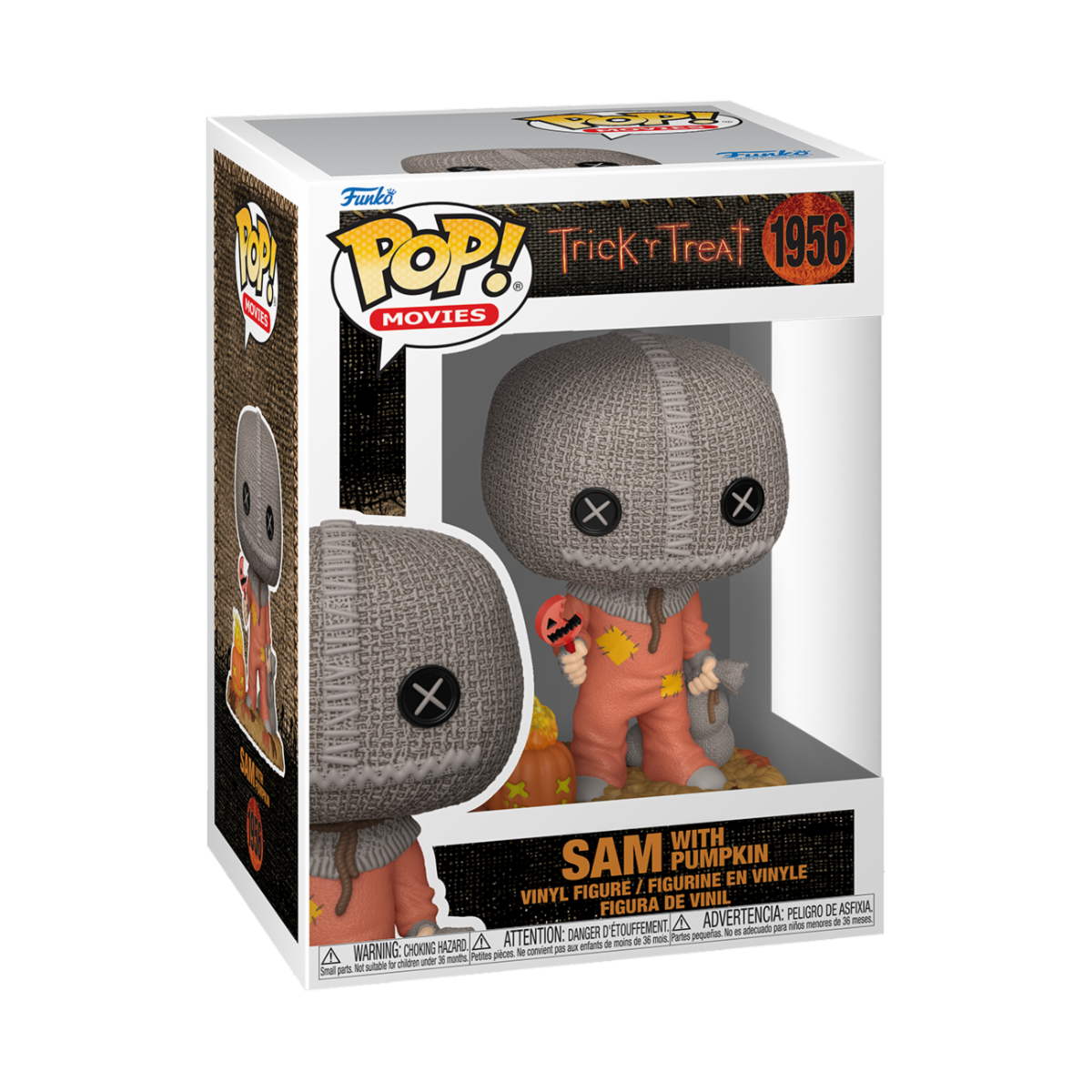TRICK N TREAT - POP FUNKO VINYL FIGURE 1956 SAM WITH PUMPKIN 9CM