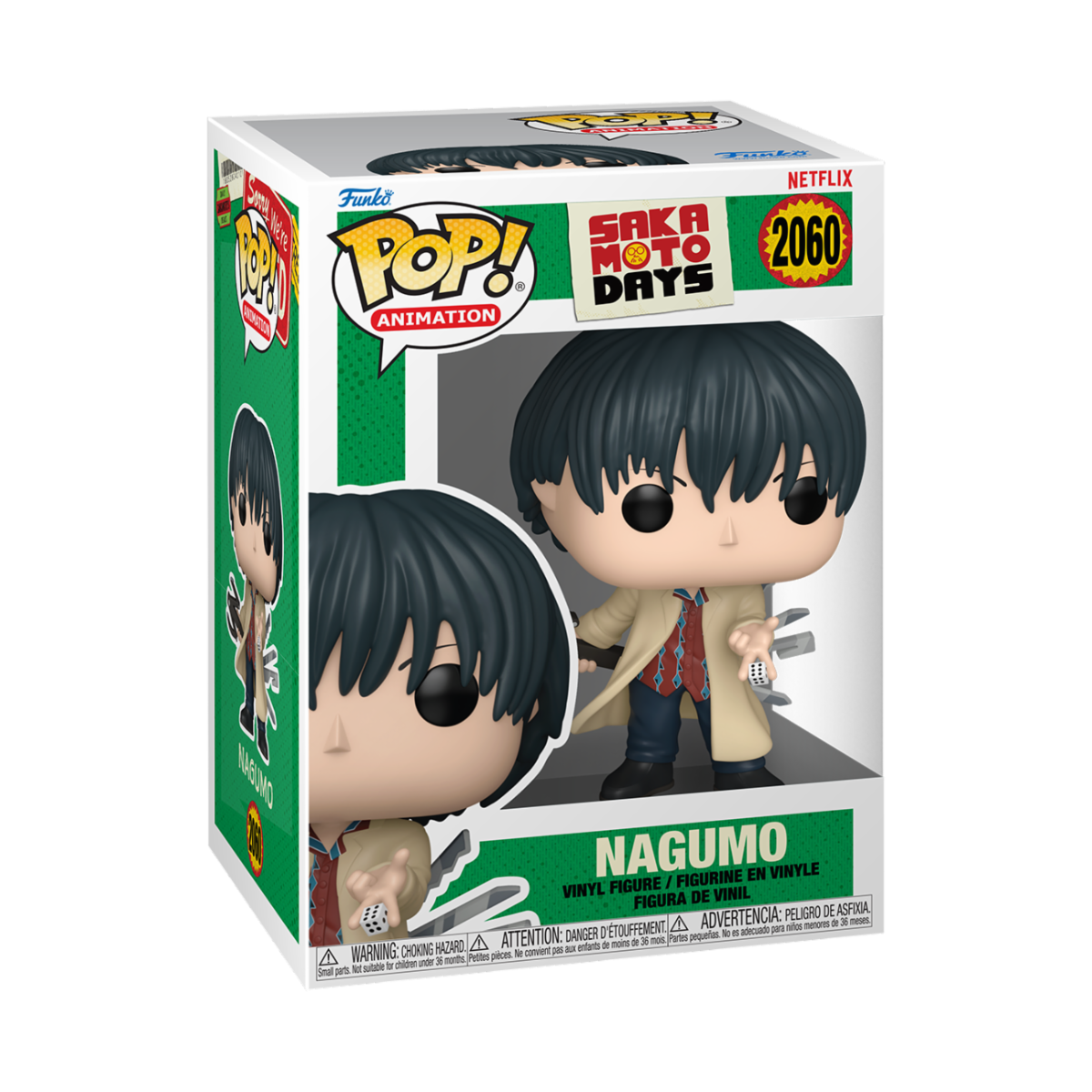 SAKAMOTO DAYS - POP FUNKO VINYL FIGURE 2060 YOICHI NAGUMO 9CM