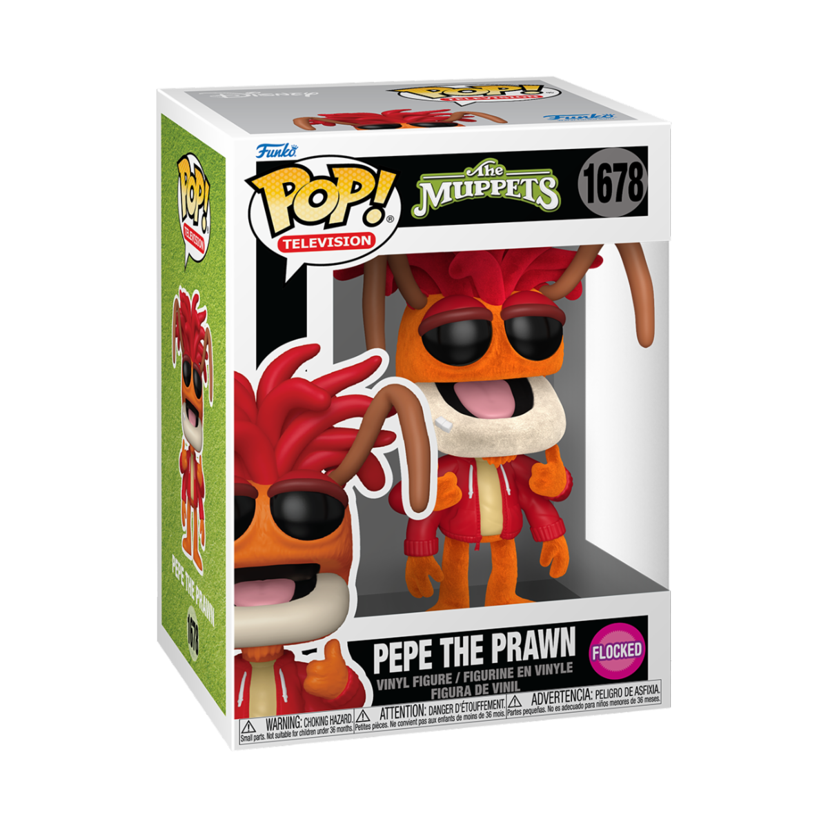 MUPPETS - POP FUNKO VINYL FIGURE 1678 PEPE THE PRAWN (FL) 9CM