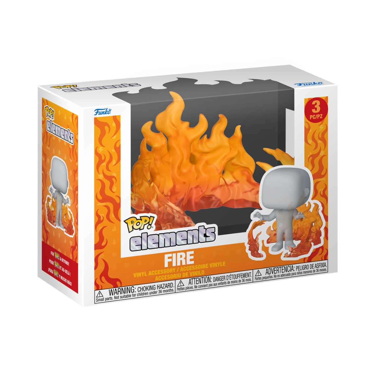 POP ELEMENTS SERIES 1 - POP FUNKO VINYL ELEMENT - FIRE 9CM