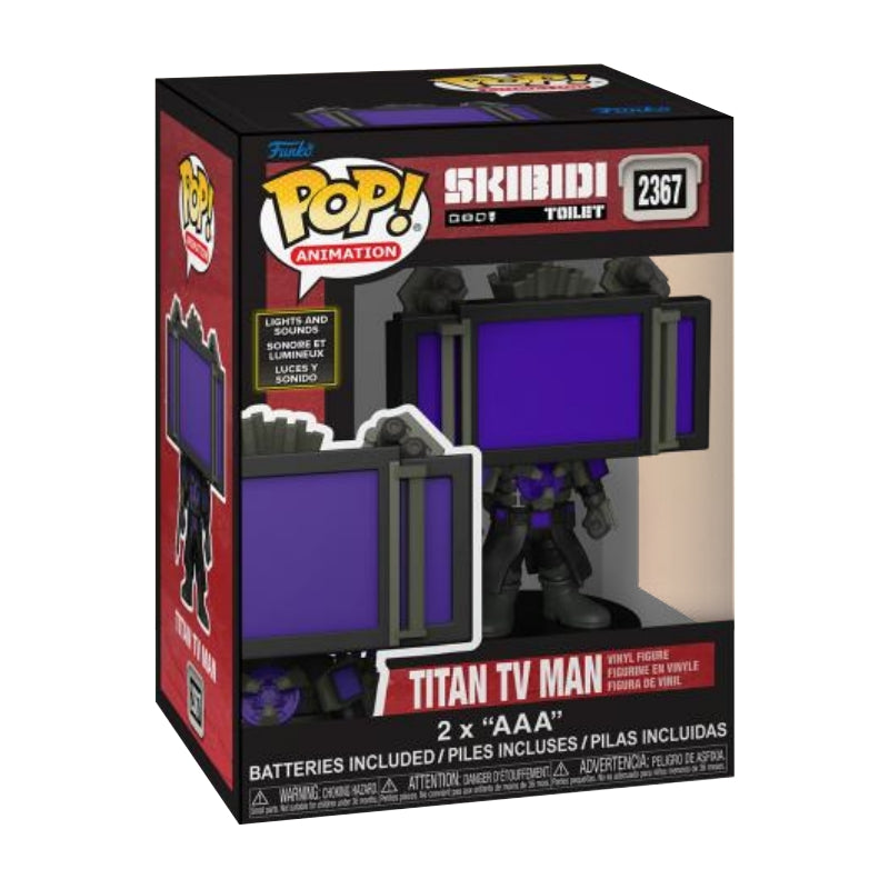 SKIBIDI TOILET S2 - POP FUNKO SFX VINYL FIGURE 2367 TITAN TV MAN 9CM