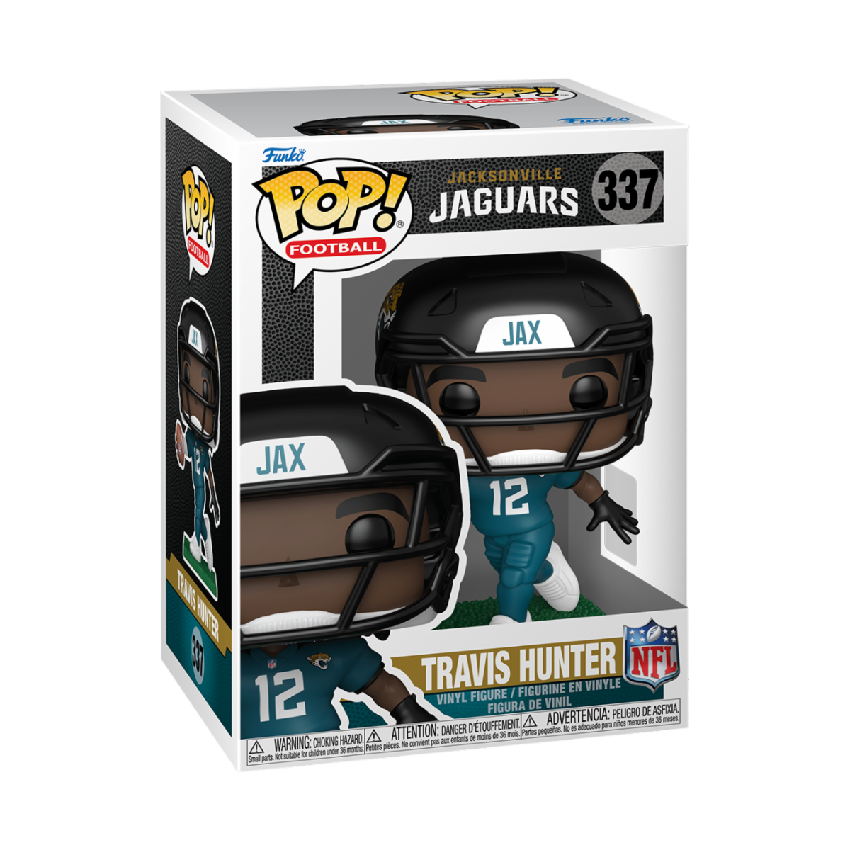NFL S15 - POP FUNKO VINYL FIGURE 337 TRAVIS HUNTER 9CM