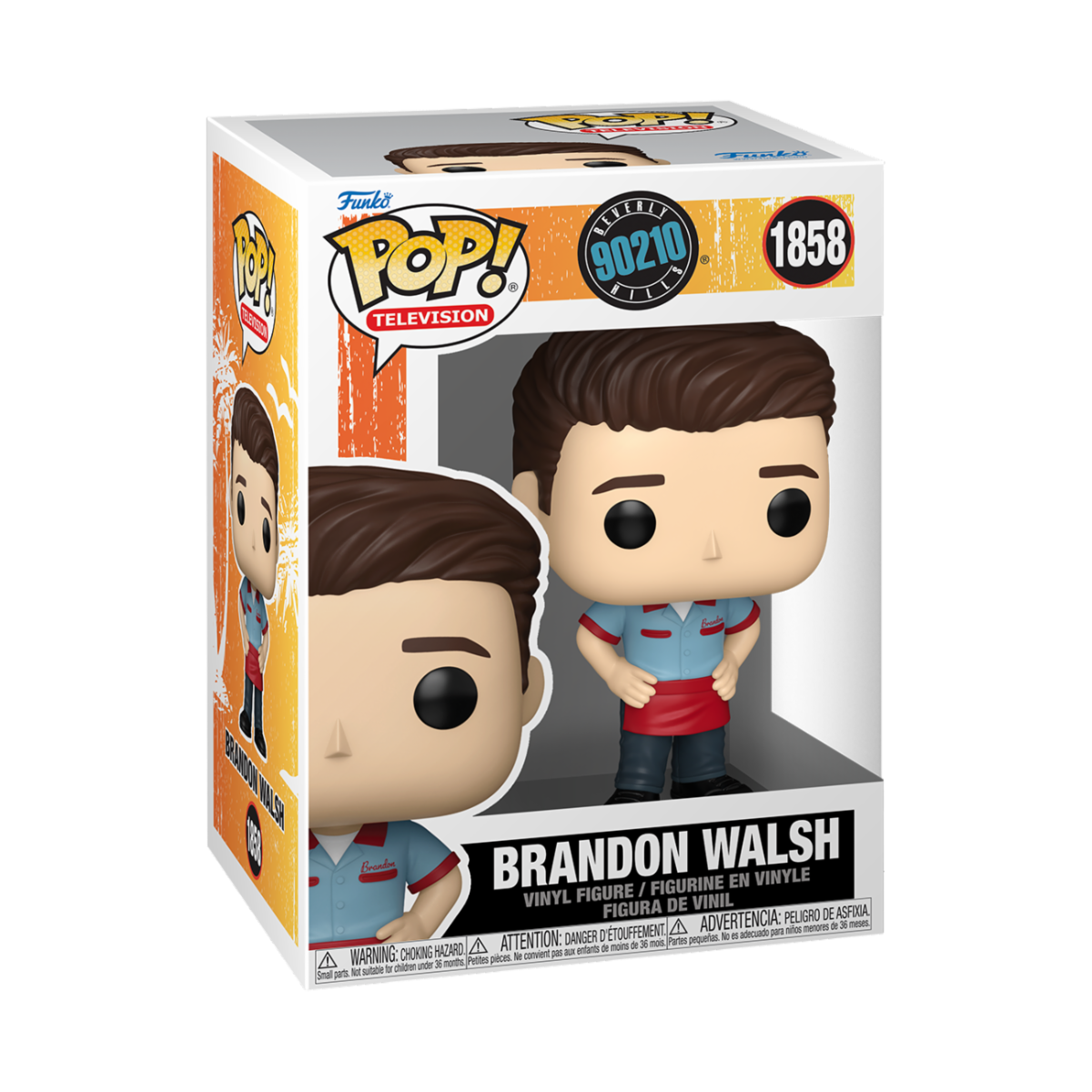 BEVERLY HILLS 90210 - POP FUNKO VINYL FIGURE 1858 BRANDON WALSH 9CM
