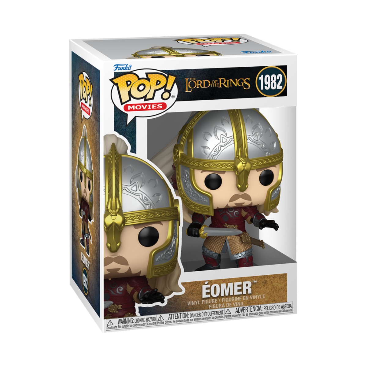 THE LORD OF THE RINGS S10 - POP FUNKO VINYL FIGURE 1982 EOMER 9CM