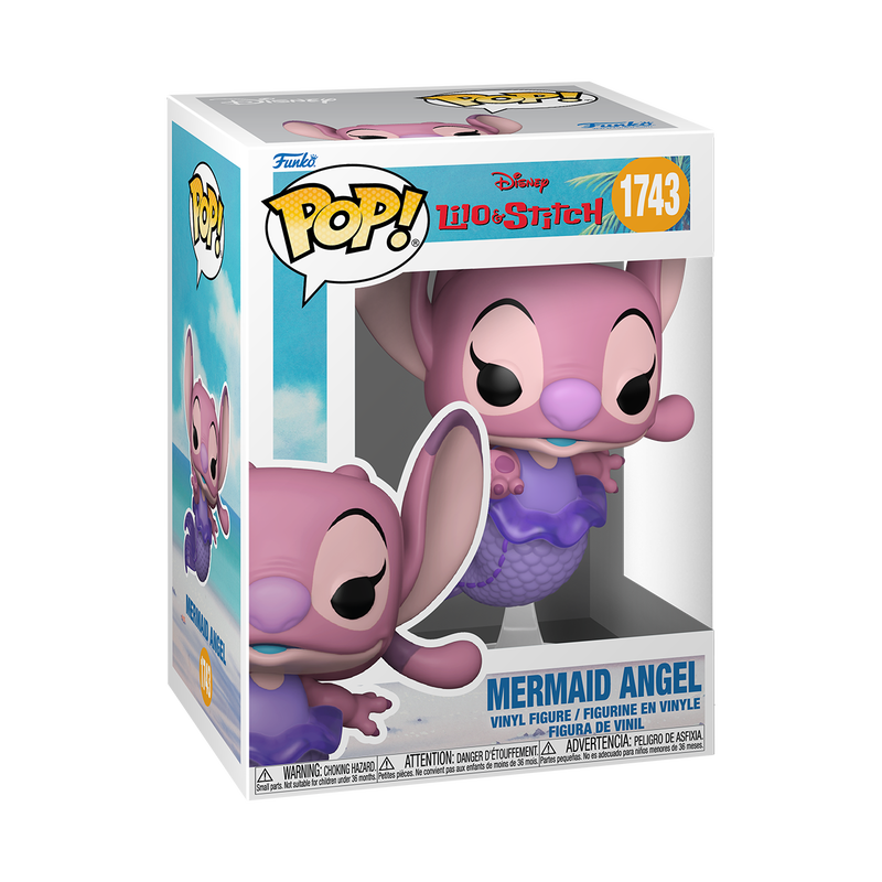 LILO & STITCH S5 - POP FUNKO VINYL FIGURE 1743 MERMAID ANGEL 9CM