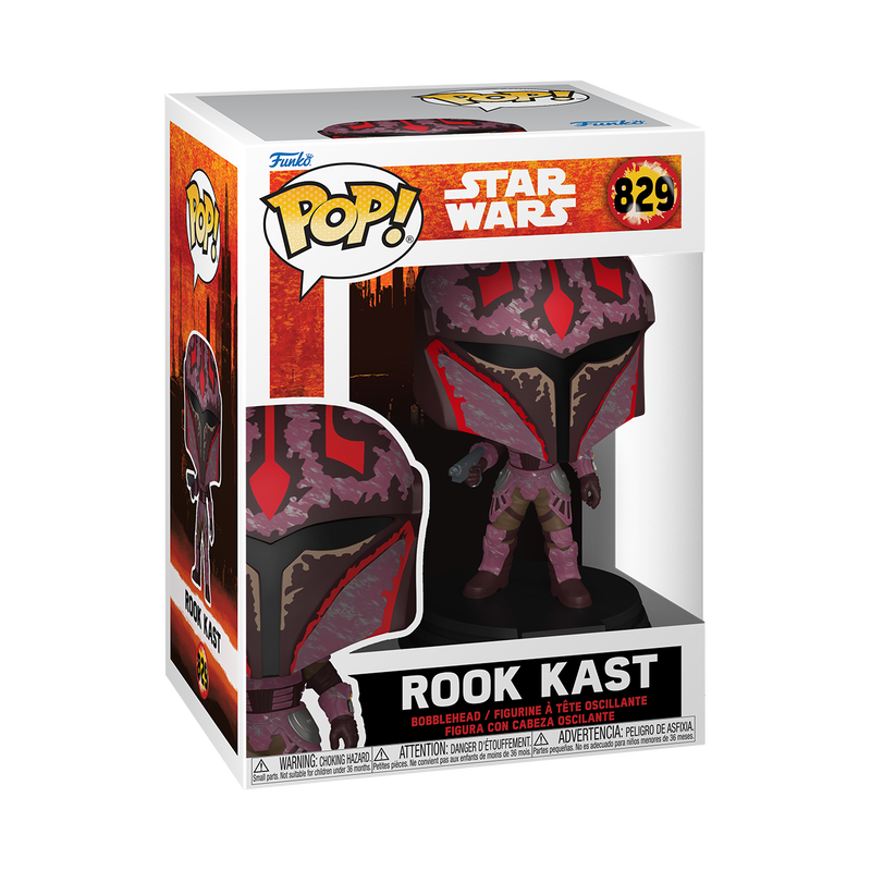 STAR WARS DARTH MAUL SHADOW LORD - POP FUNKO VINYL FIGURE 829 ROOK KAST 9CM