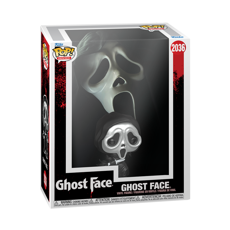 GHOST FACE S2 - POP FUNKO VHS COVER VINYL FIGURE 2036 GHOST FACE 9CM