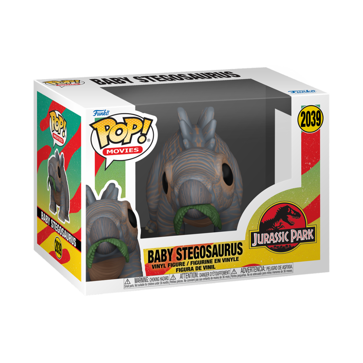JURASSIC PARK S3 - POP FUNKO VINYL FIGURE 2039 BABY STEGOSAURUS 9CM