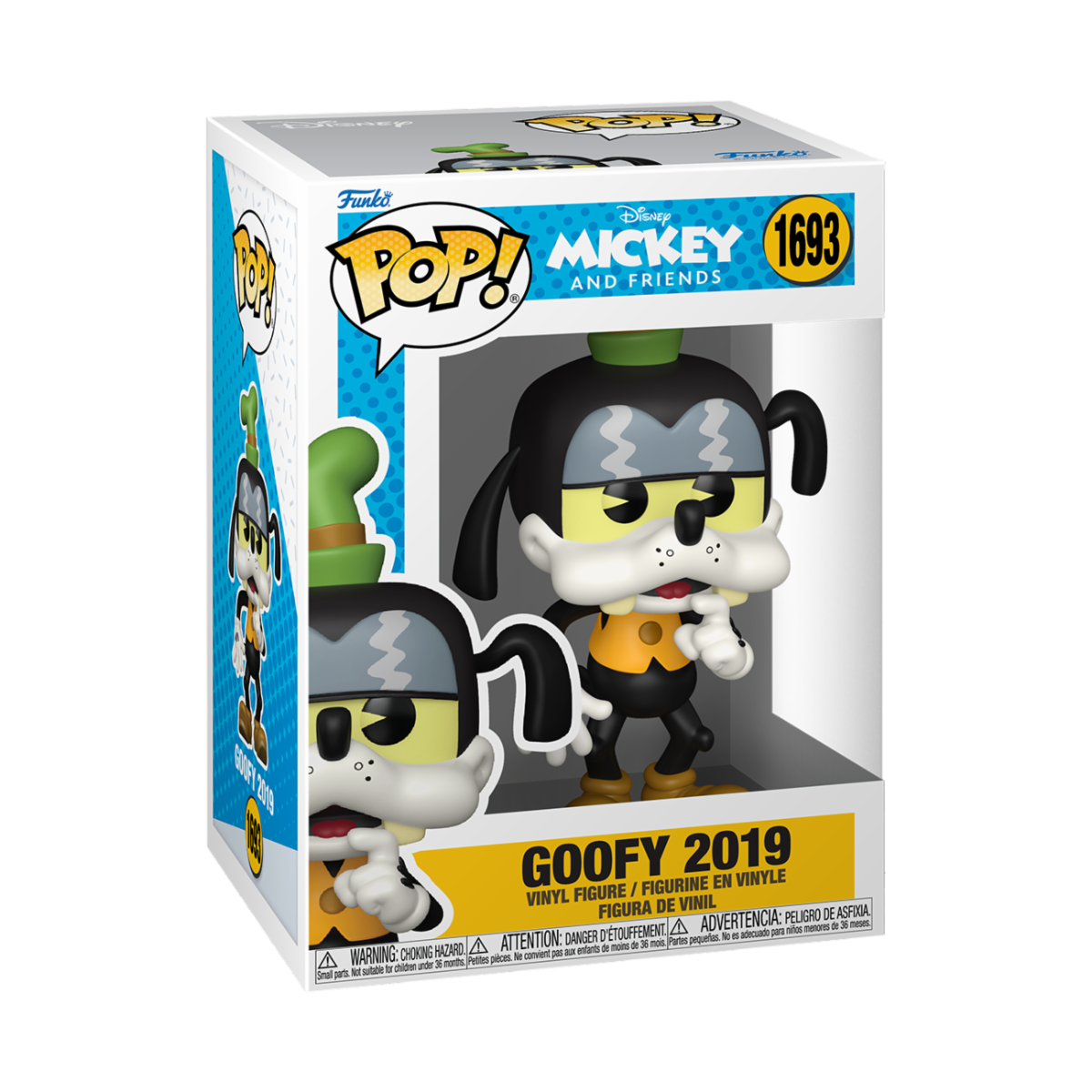 GOOFY THROUGH THE AGES - POP FUNKO VINYL FIGURE 1693 GOOFY 2019 9CM