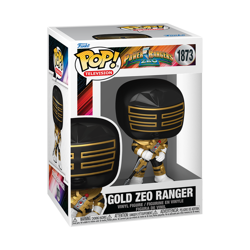 POWER RANGERS ZEO - POP FUNKO VINYL FIGURE 1873 GOLD ZEO RANGER 9CM