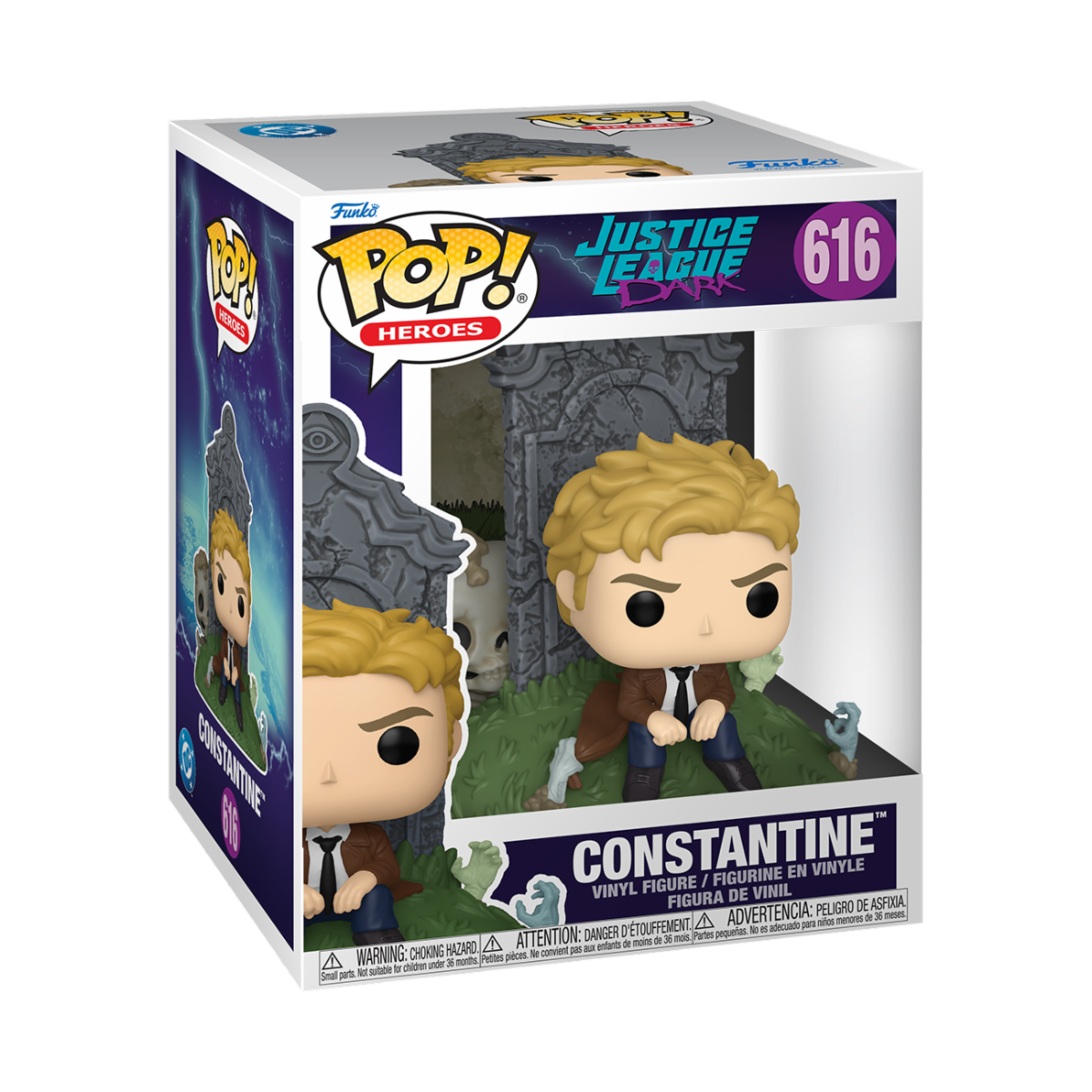 JUSTICE LEAGUE DARK - POP FUNKO DELUXE VINYL FIGURE 616 CONSTANTINE 15CM