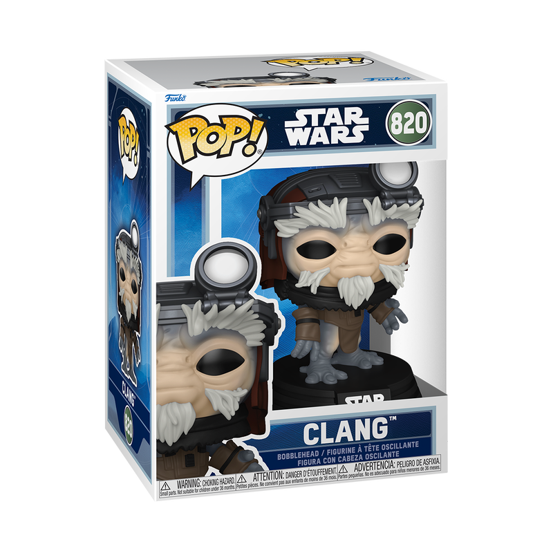 STAR WARS: MANDALORIAN & GROGU (2026) S2 - POP FUNKO VINYL FIGURE 820 CLANG 9CM