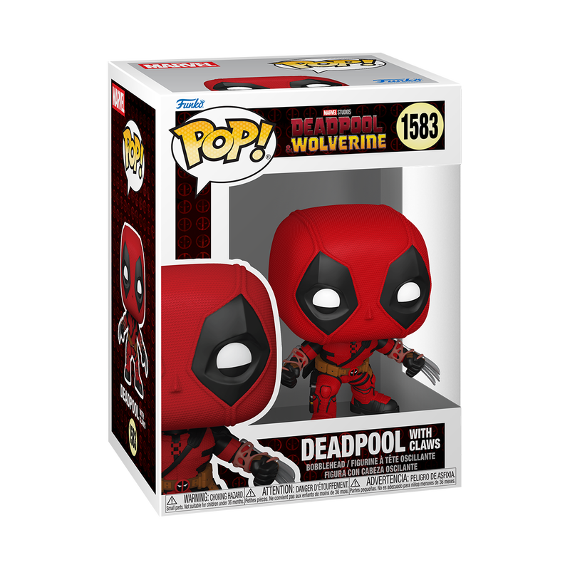 DEADPOOL 3 S4 - POP FUNKO VINYL FIGURE 1583 DEADPOOL WITH CLAWS 9CM